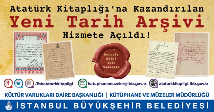 Atatürk Kitaplığı’na Kazandırılan Yeni Tarih Arşivi Hizmete Açıldı!